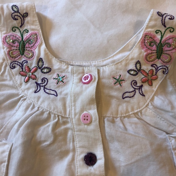 🍼 Embroidered cute dress 💯 cotton - Picture 3 of 6
